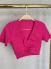cropped transpassado donna chica rosa pink