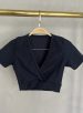 cropped transpassado donna chica preto