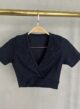 cropped transpassado donna chica preto