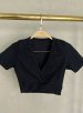 cropped transpassado donna chica preto