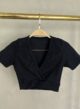 cropped transpassado donna chica preto