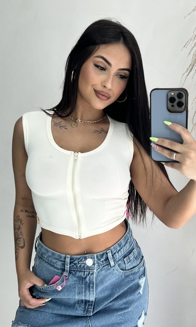 cropped chanda preto
