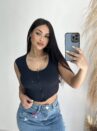 cropped chanda preto