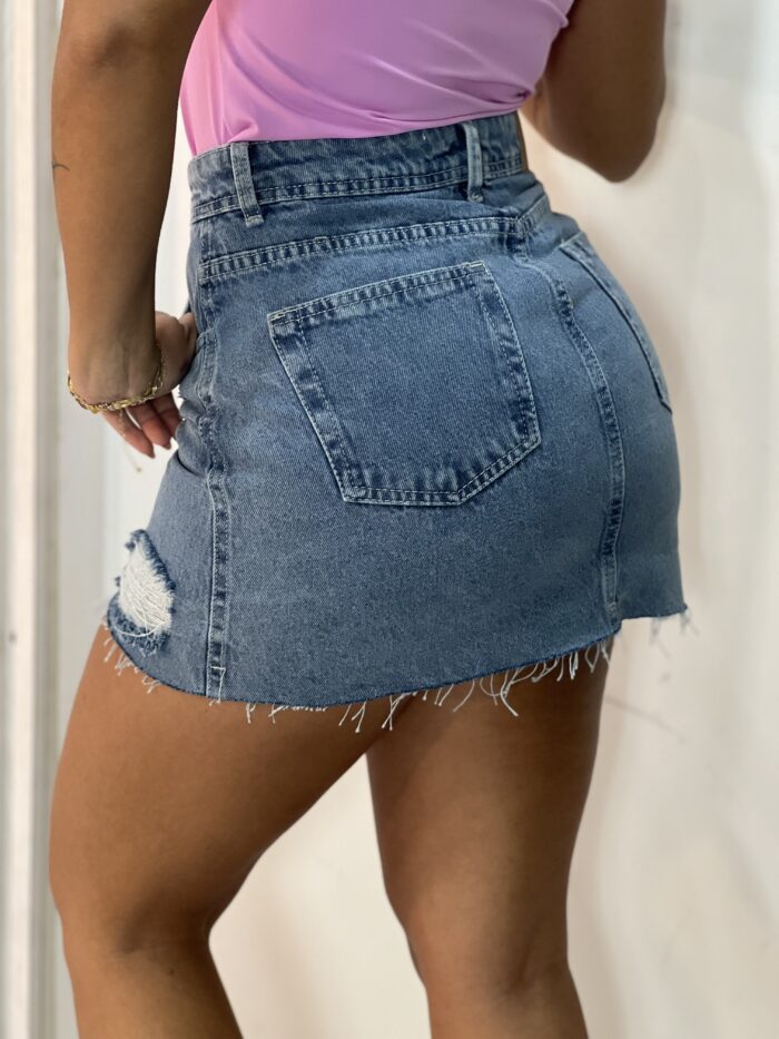 saia jeans cleusa saia jeans cleusa
