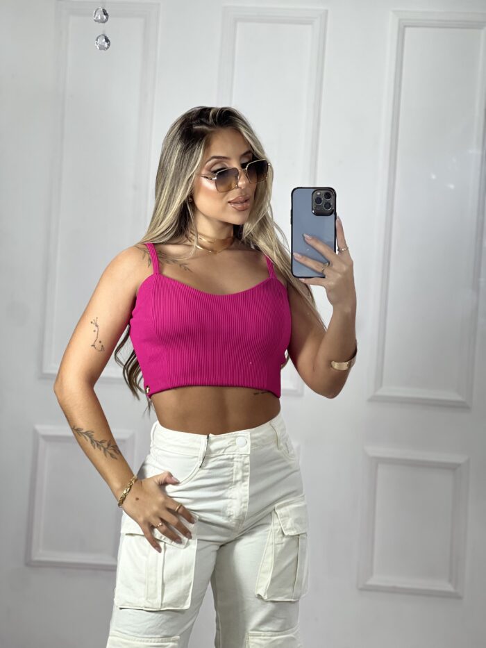 top alcinha donna chica rosa pink