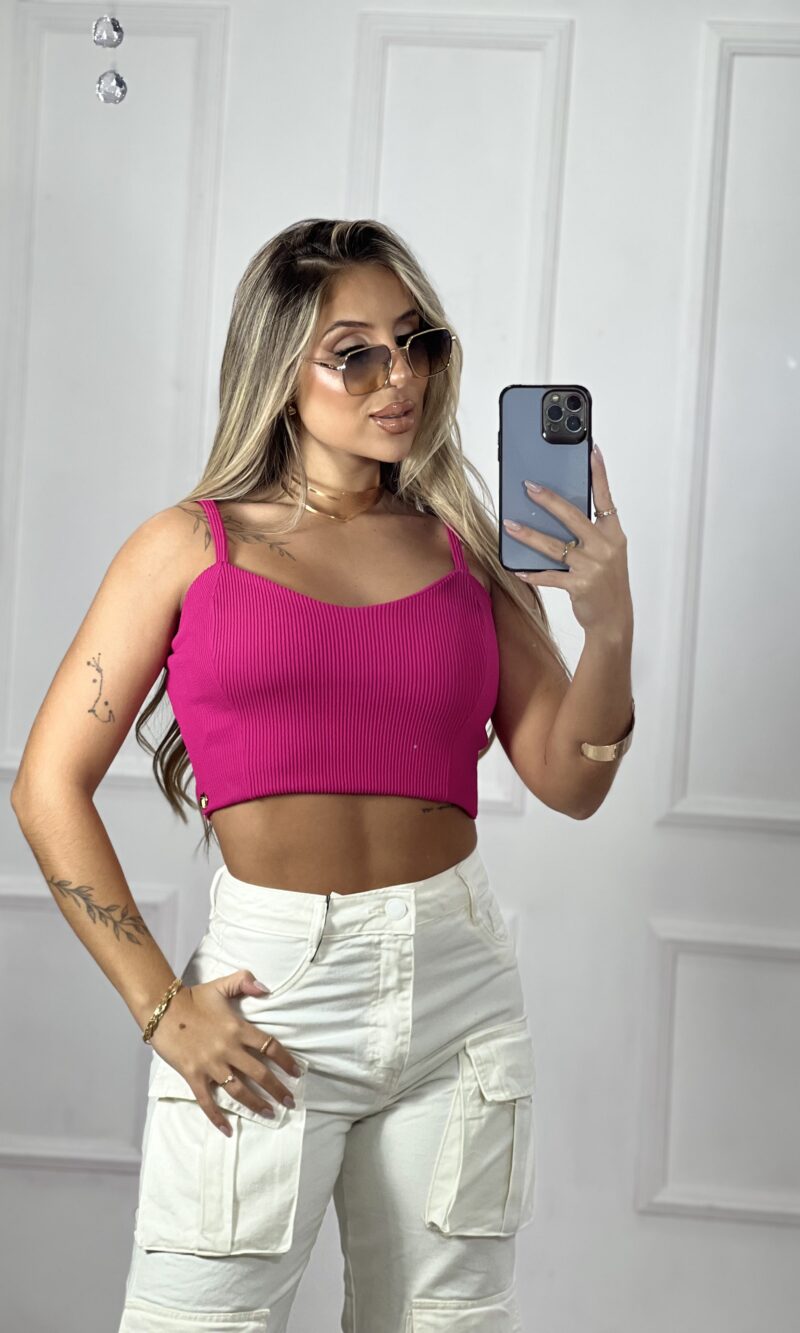 top alcinha donna chica rosa pink
