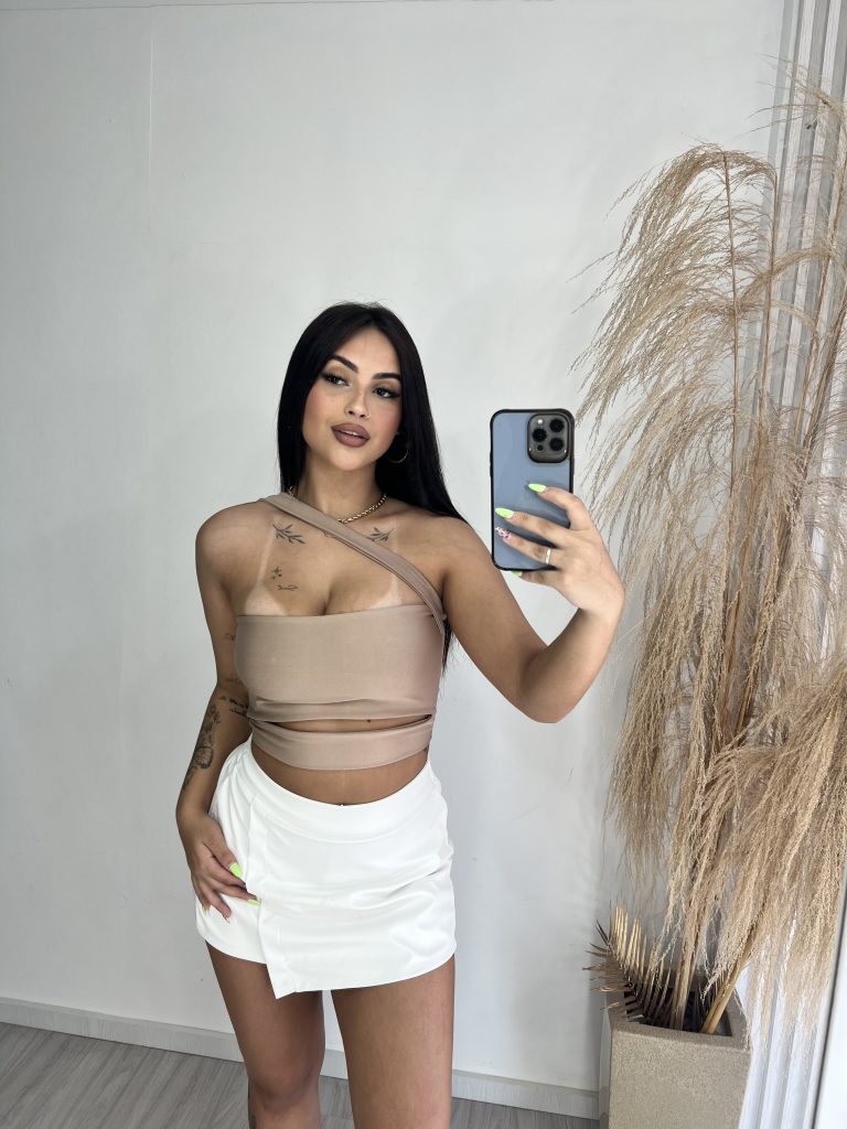 cropped gringa bege cropped gringa bege