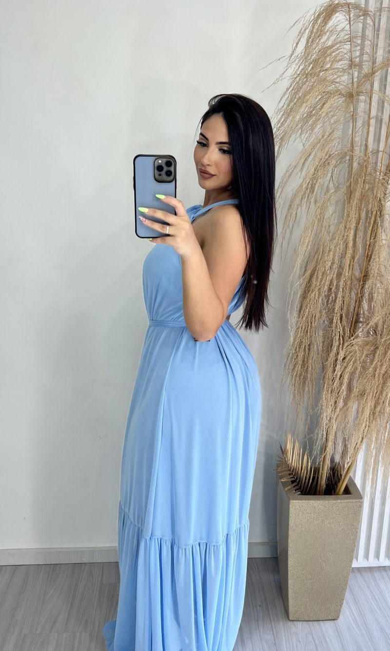 vestido longo iza azul vestido longo iza azul