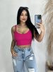 top alcinha pink donna chica