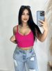 top alcinha pink donna chica