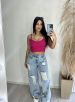 top alcinha pink donna chica