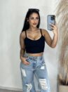 top alcinha preto donna chica