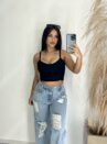 top alcinha preto donna chica