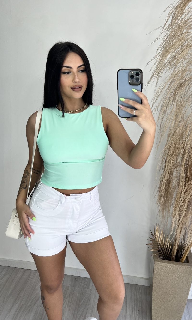 cropped kamile verde