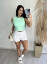cropped kamile verde
