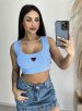 cropped graziele azul
