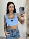 cropped graziele azul
