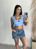 cropped graziele azul