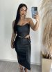 saia midi adriele preto