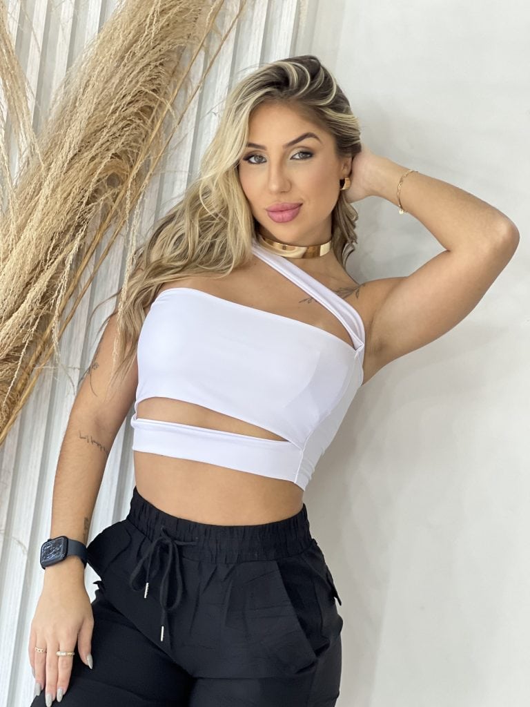 cropped gringa branco cropped gringa branco