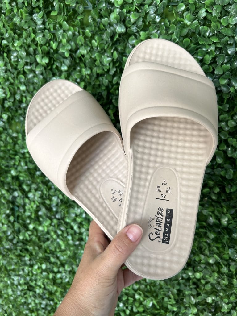 chinelo shape bege ramarim 24 6201