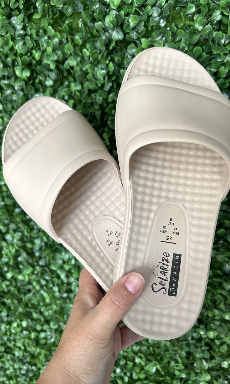 chinelo shape bege ramarim 24 6201