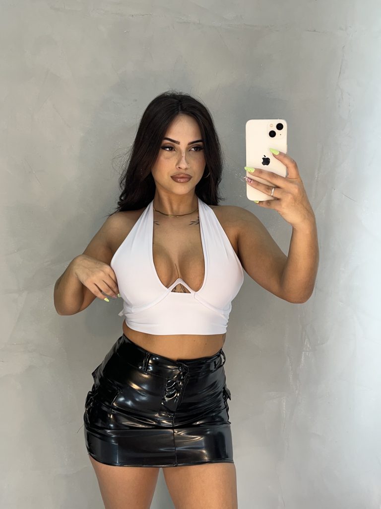 cropped geise branco