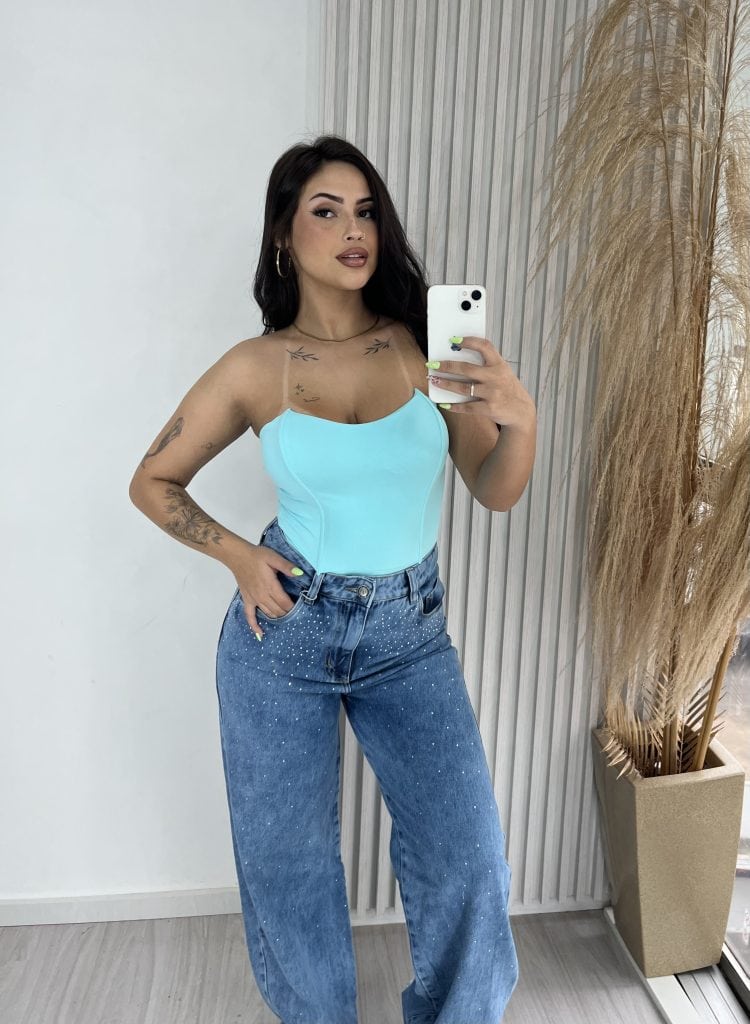 body poliamida paty azul piscina body poliamida paty azul piscina