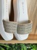 chinelo alto strass branco