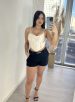 short camélia preto