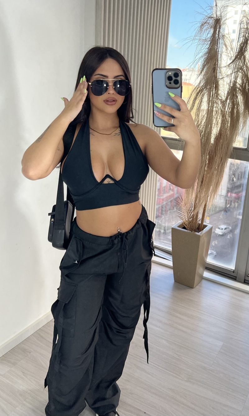 cropped geise preto cropped geise preto