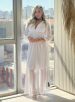 vestido longo aurora branco