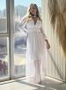 vestido longo aurora branco