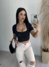 cropped decote drapeado donna chica preto