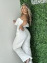 macacão longo serena off white