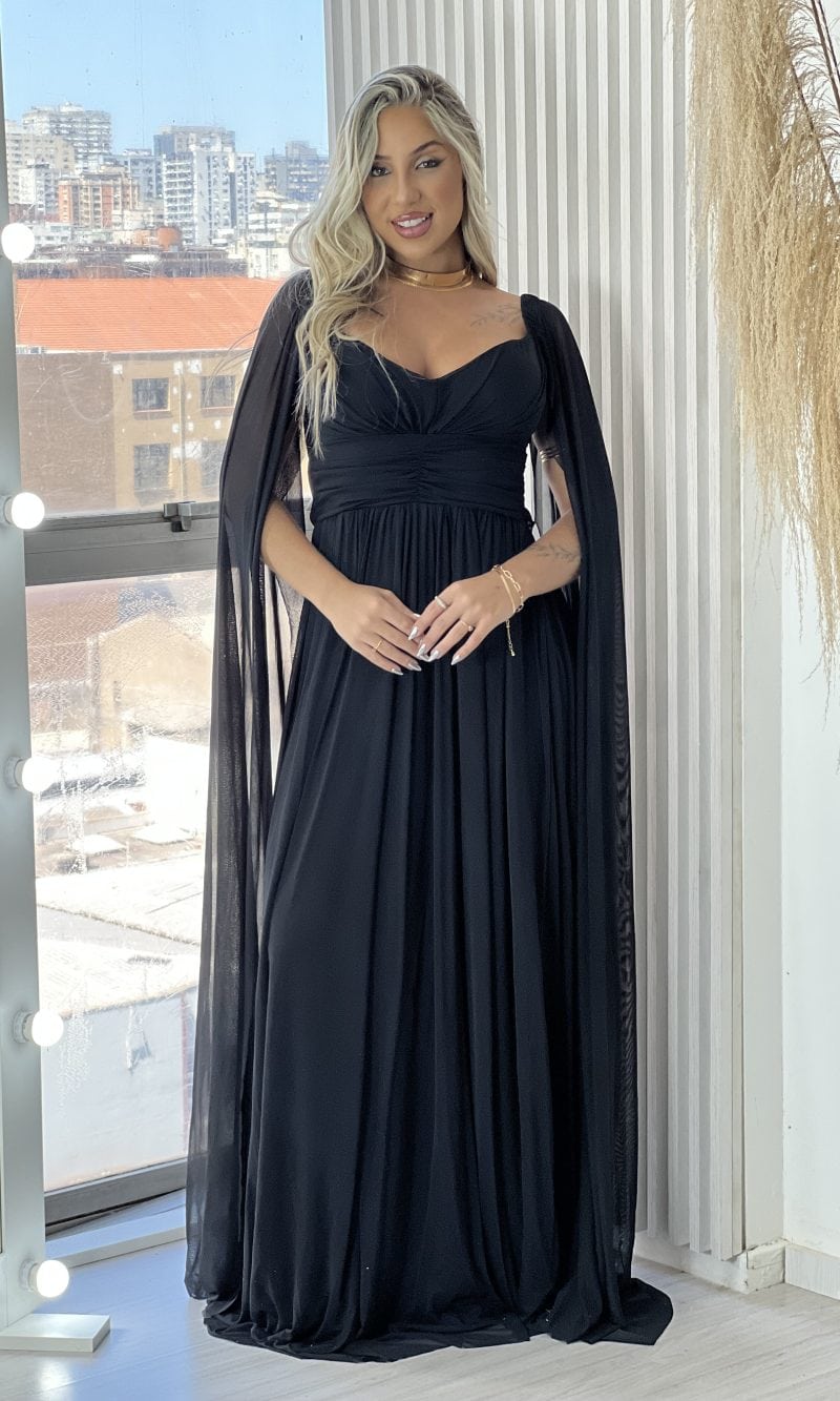 vestido longo keisha preto