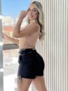 short camélia preto