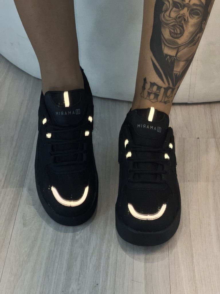 tênis crystal refletivo preto ramarim 24 83231 tênis crystal refletivo preto ramarim 24 83231