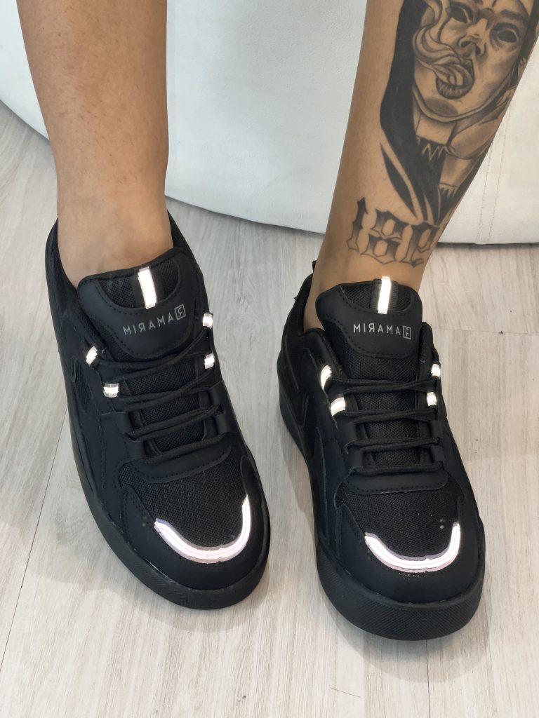 tênis crystal refletivo preto ramarim 24 83231 tênis crystal refletivo preto ramarim 24 83231