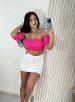 cropped ana rosa neon