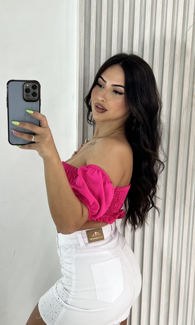 cropped ana rosa neon cropped ana rosa neon