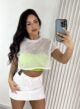 cropped arrastão agnes branco