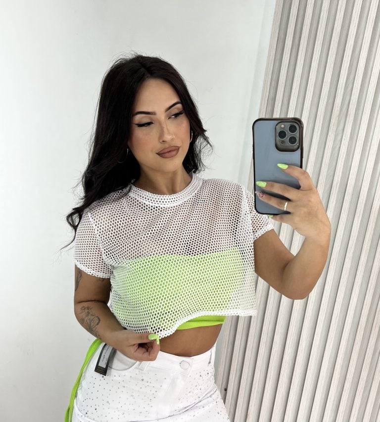 cropped arrastão agnes branco