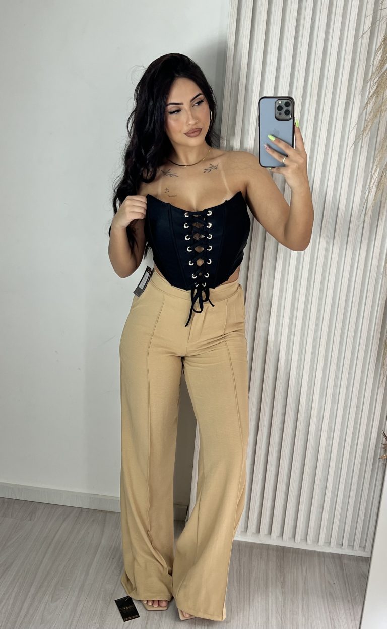 calça luana bege