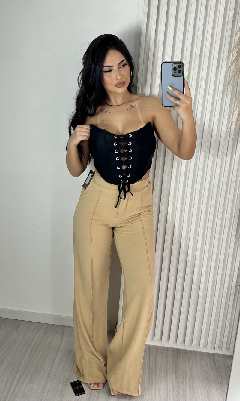 calça luana bege