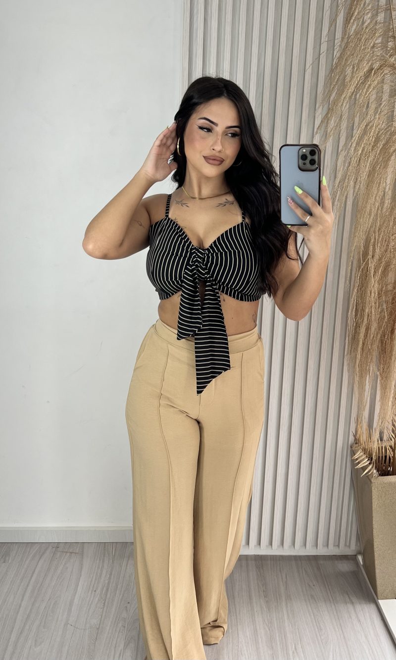cropped gio listrado preto cropped gio listrado preto