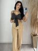 calça luana bege