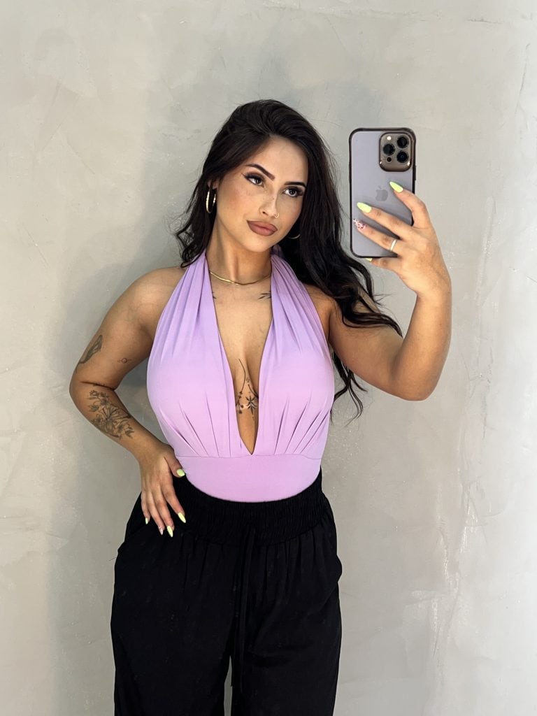 body jasmine lilás body jasmine lilás