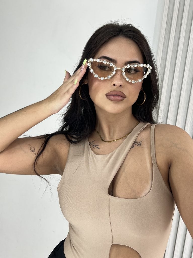 Óculos strass carla