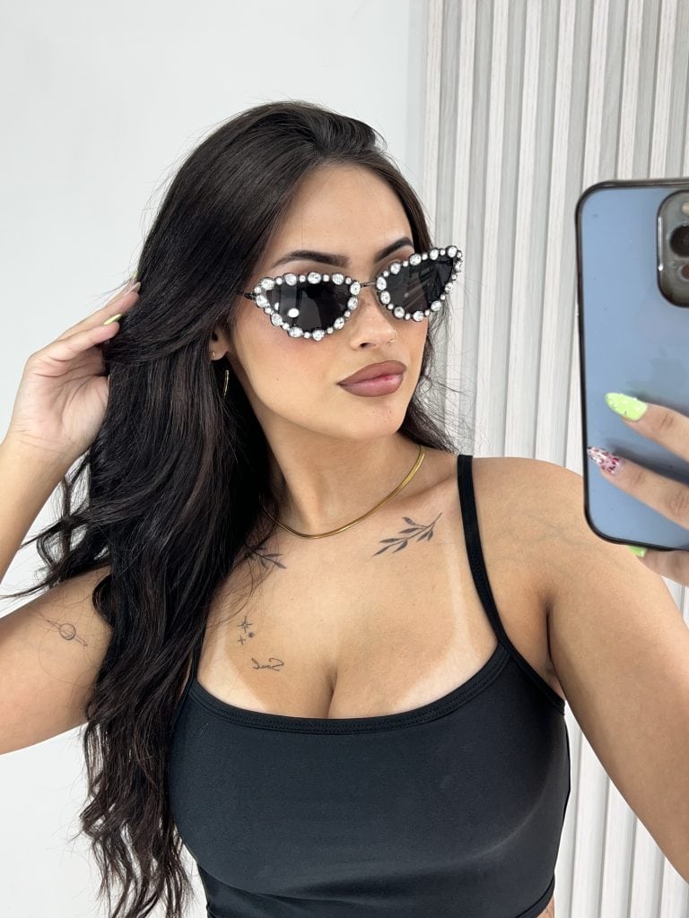 Óculos strass michele Óculos strass michele